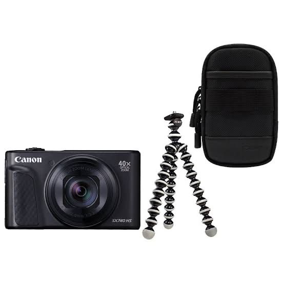 Canon PowerShot SX740 HS travel kit (black)