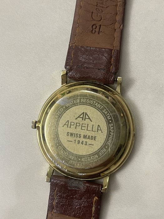 Appella swiss made 18k gold