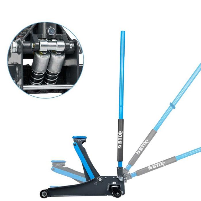 Cric crocodil hidraulic 3T, 85–430 mm, profesional Stix