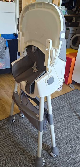 Scaun de masa bebelusi si copii, multifunctional, pliabil, cu roti si mod balansoar