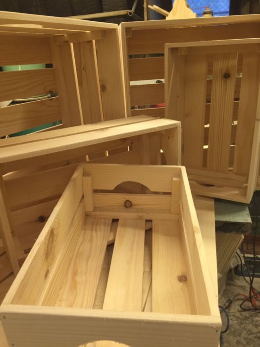 Дървена касетка, щайга