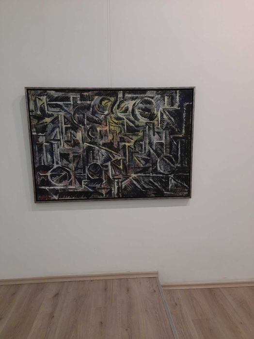 Абстрактна картина на худ.Иван Минчев "Полунощ"