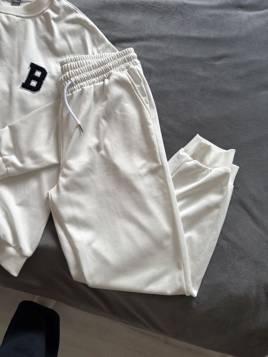 Мъжки  бял спортен екип