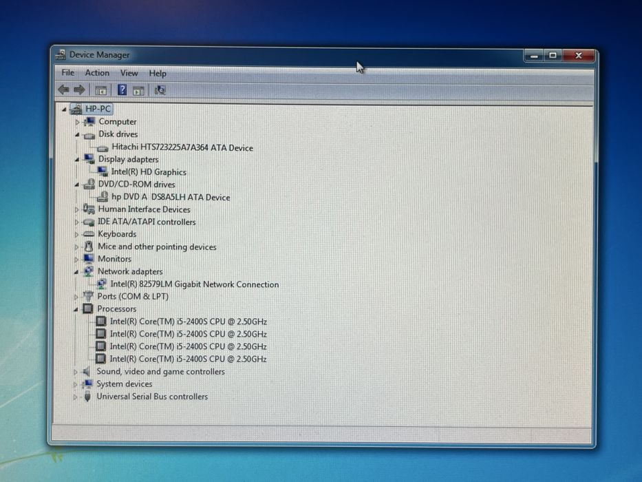 HP 8200 Elite Ultraslim