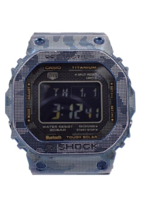 G-Shock GMW-B5000-TCF-2JR Full Metal TITANIUM Blue Camo
