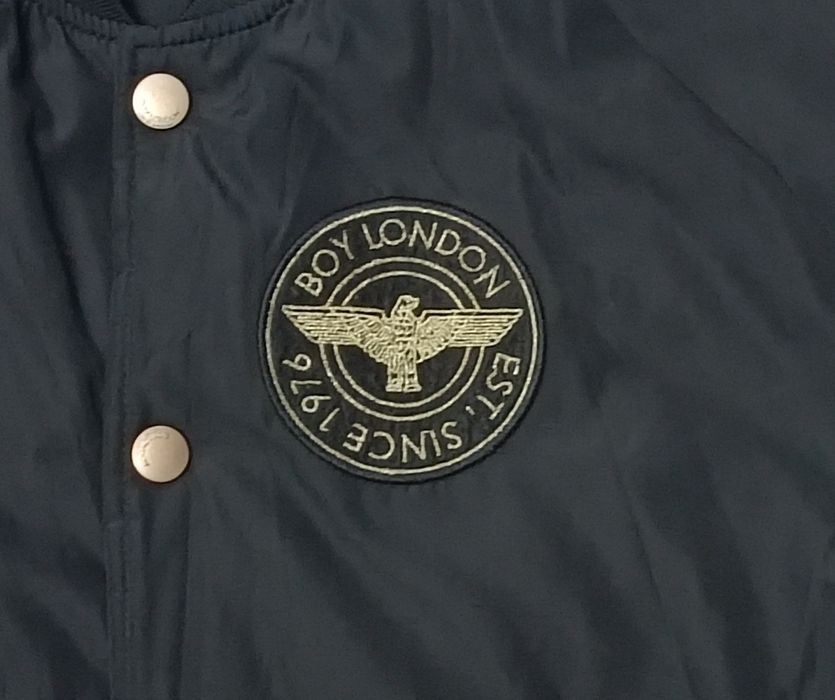 Boy London Bomber Jacket оригинално яке M черен бомбър яке