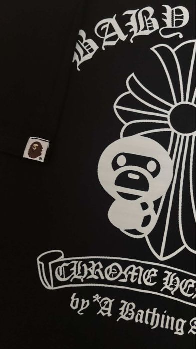 Bape X Chrome hearts t-shirt