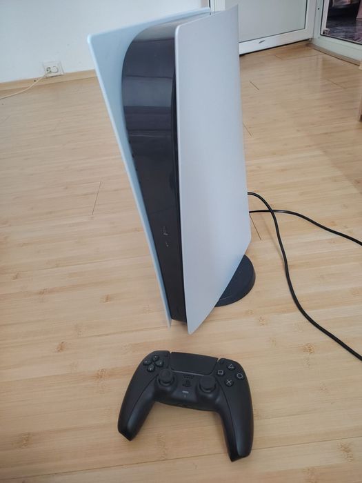 Vand ps5 slim digital edition+ cont de ps cu jocuri
