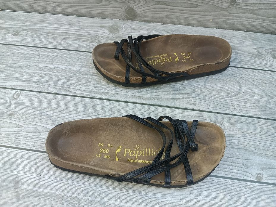 Birkenstock Pappilio N 39 кожени чехли