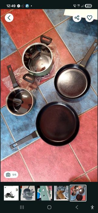 Set oale si tigai  din italia signature