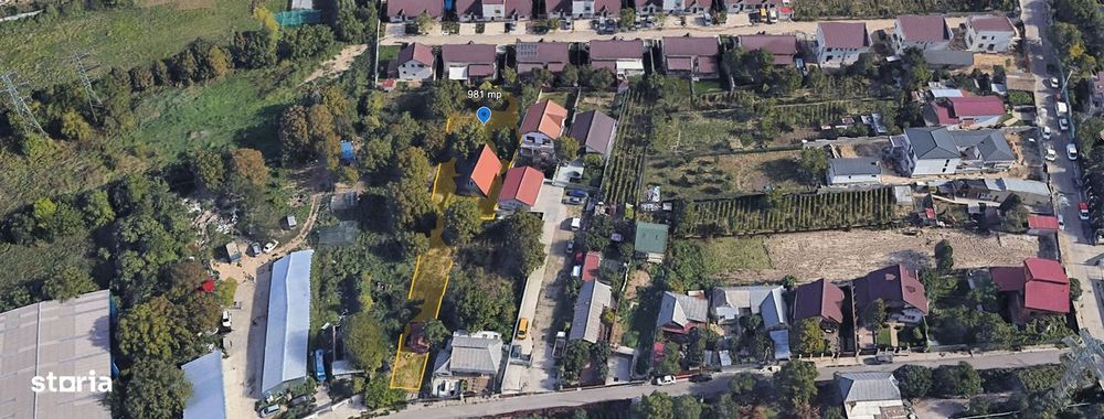 Teren intravilan st 1186 mp langa Drumul de Centura