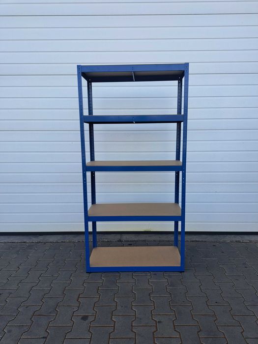 Бял/Син стелаж 180x90x40, 175кг | Черен/Бял стелаж 180x120x40, 100кг