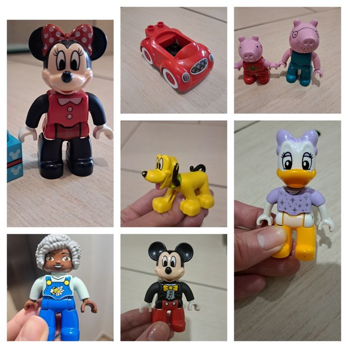Figurine Lego Duplo Peppa, Daisy, Mickey, Pluto