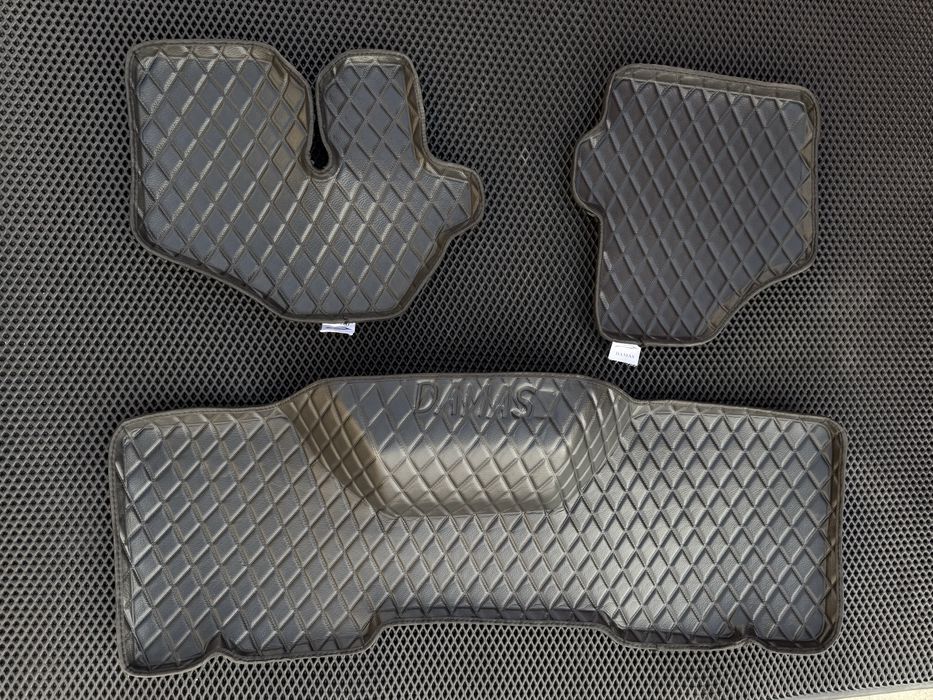 Автоковрик полик Дамас 2 рядный