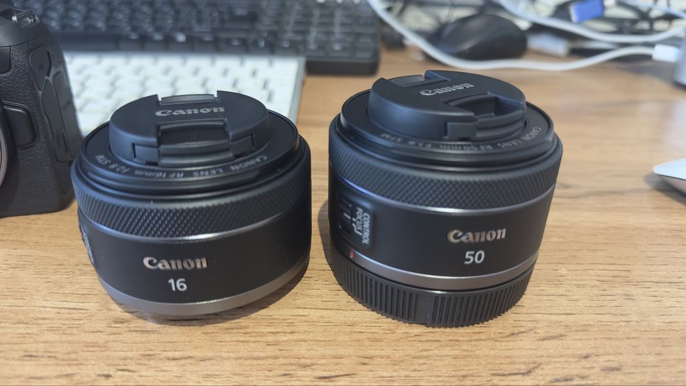 Canon R7 + rf50 f1.8 + rf16 f2.8
