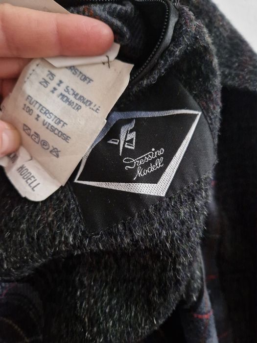 Palton vintage lana și mohair