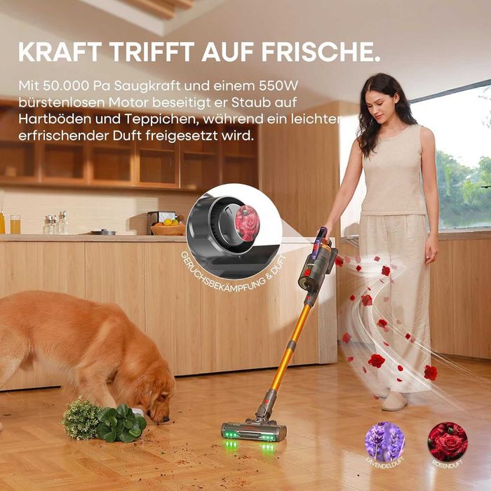 Aspirator fara fir pe acumulator 550w KIPMAX