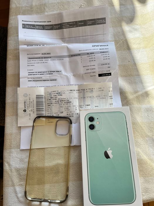 iPhone 11 зелен, 64 Gb