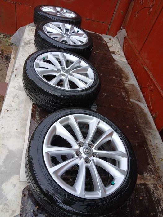 Set Jante Originale Opel Astra J 18" + Anvelope Vară Landsail (DOT 0123)