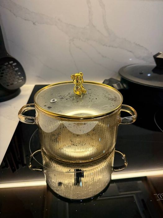 Кастрюля казан для газовых и электрических плит, огнеупорные