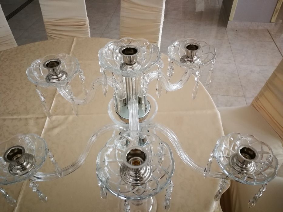 Sfeșnic cristal Bhoemia sigilat ideal pentru un cadou ,birou sau casa