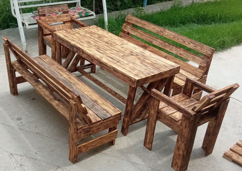 Стол стулья комплект сатылады