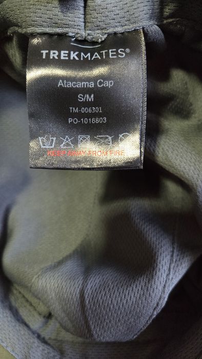 Șapcă Trekmates Atacama,UV 40+,nouă,Verde armată