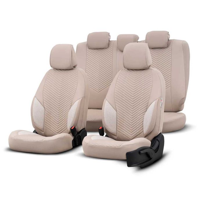 Комплект Луксозна Тапицерия OTOM Advanced – Еко кожа, Бежово.