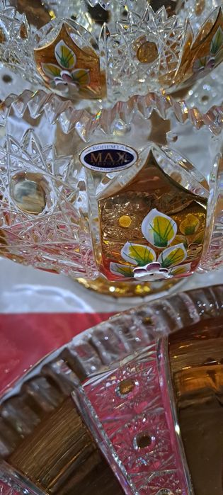 Чехословакия богема хрусталь вазы 14 штук новый