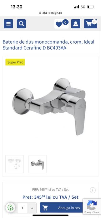 Baterii de baie Ideal Standard noi !! Diverse modele