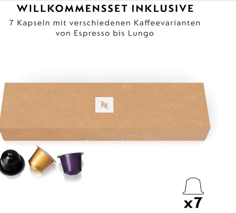 Nespresso Krups XN110B Essenza Mini Grey NOU!