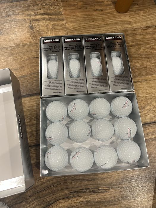 Оригинални топки за голф. Kirkland Three-Piece Urethane Cover Golf Bal