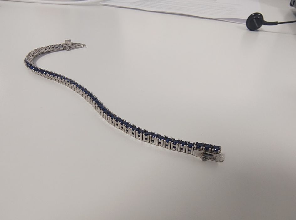 Brățară tip tenis argint