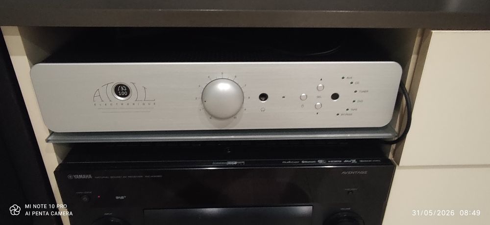 Amplificator Integrat Dual-Mono ATOLL IN100 – Telecomandă, Stare Impecabilă