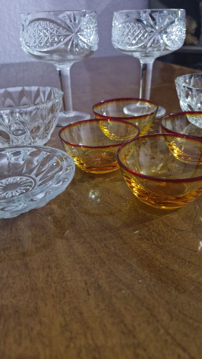 Для варенья хрустальные и стекляные  посуды