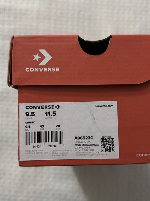 Converse chuck 70 размер 43