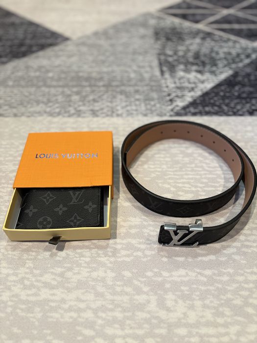 Louis vuitton комплект колан и портфейл