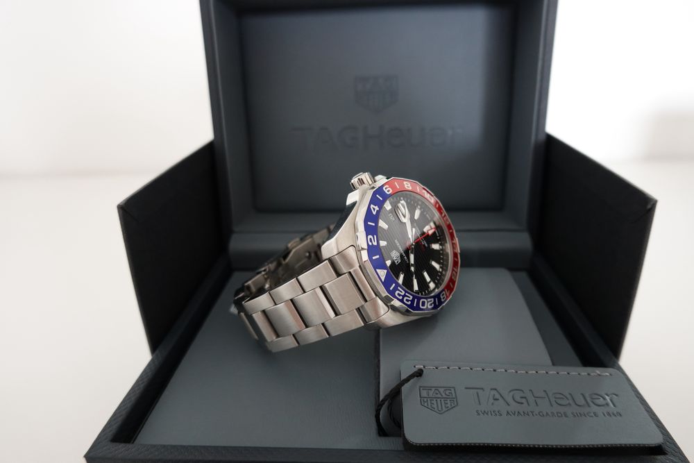 Ceas Tag Heuer Aquaracer GMT Pepsi 43 mm- Full Set