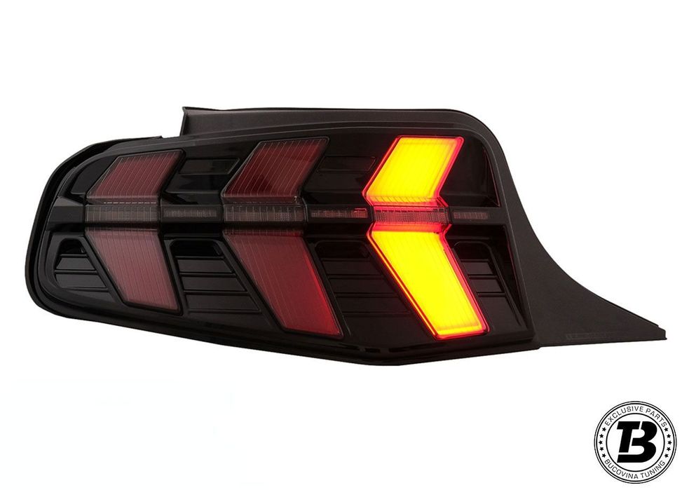 Stopuri LED compatibile cu Ford Mustang V Smoke Design Semnalizare Dinamica