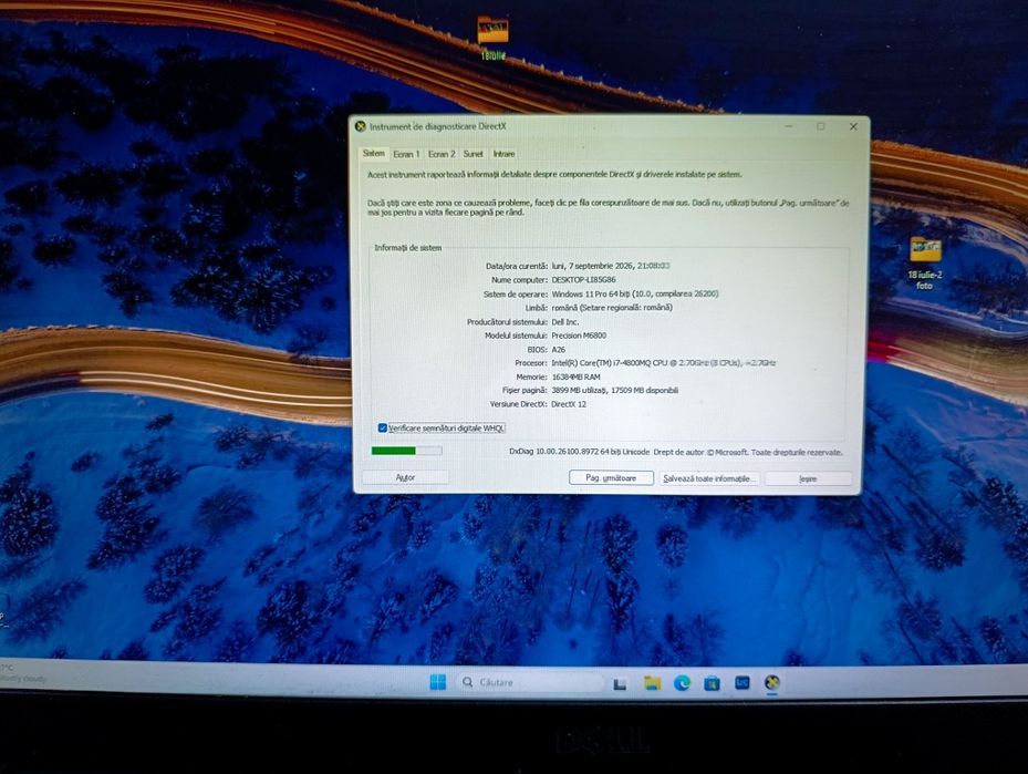Vând laptop Dell M6800