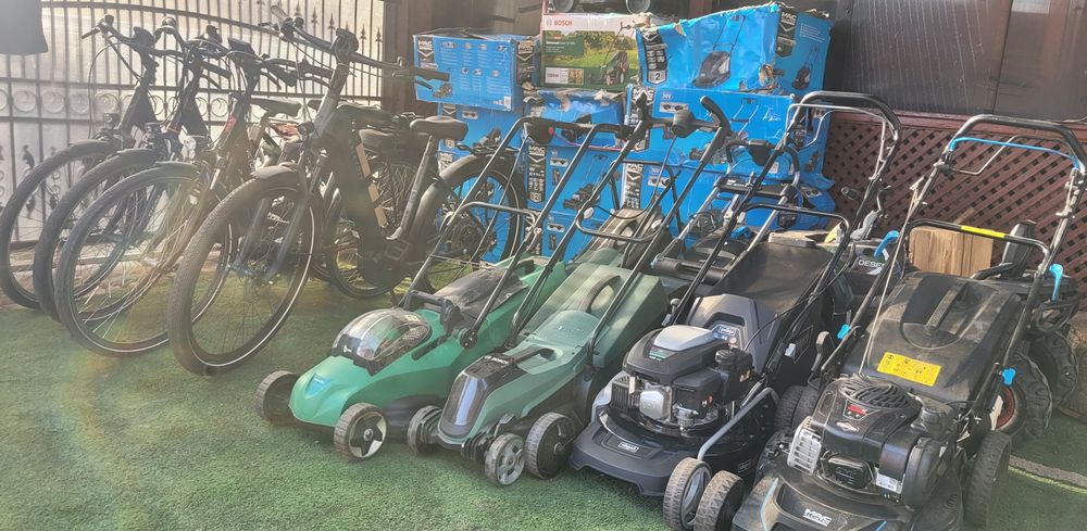 Vând mașina tuns iarba/gazonul gardenline 36v proveniență Germania