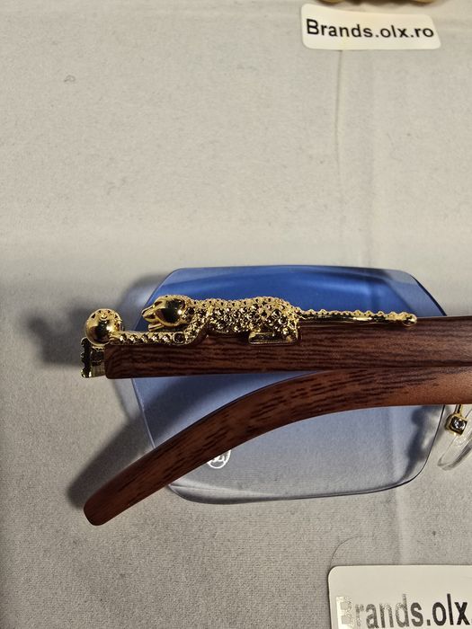 Ochelari de soare Cartier Rimless Blue, made in Italy