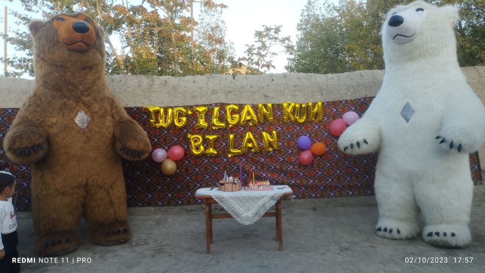 2 ta. 4 metrlik  Ayiq  sotiladi narxini kelishtirib beramiz