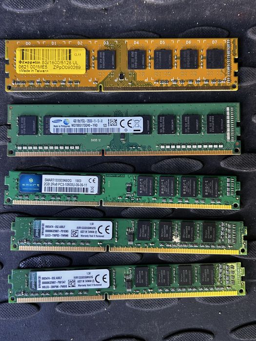 Оперативная память ddr 3 разные объёмы