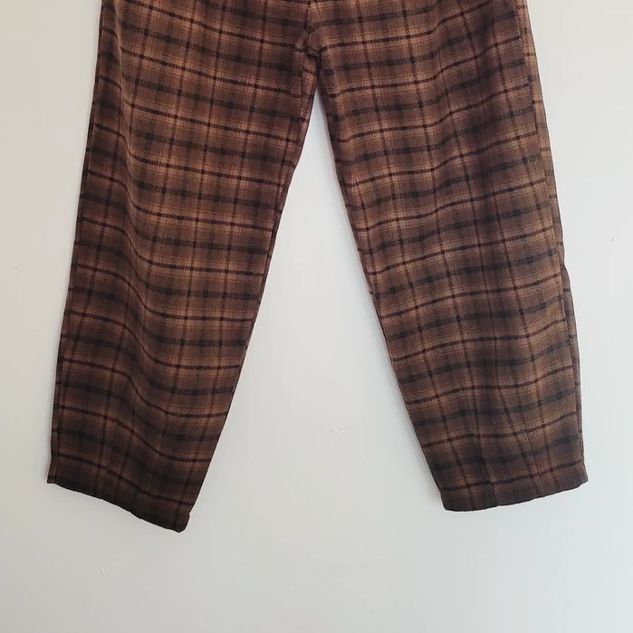 Тёплые штаны/брюки в клетку