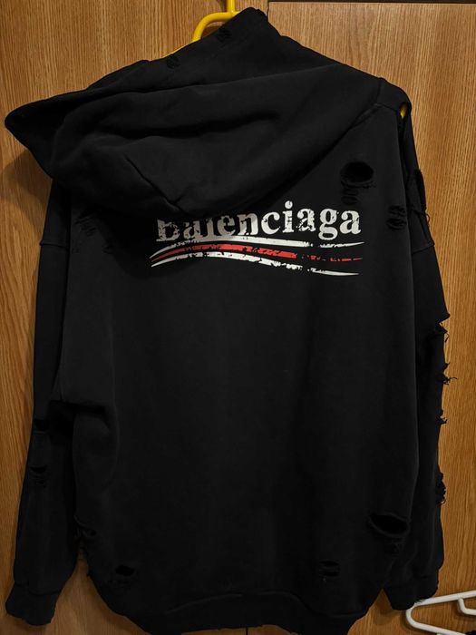 Balenciaga distressed hoodie