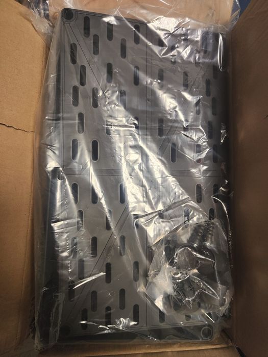 Cărucior utilitar pentru organizare, din plastic cu 3 nivele, ingust