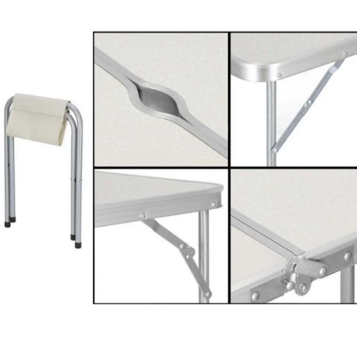 Комплект Сгъваема Маса и Столове Malatec 7893, 4 Стола,120х60-ЦВЕТОВЕ