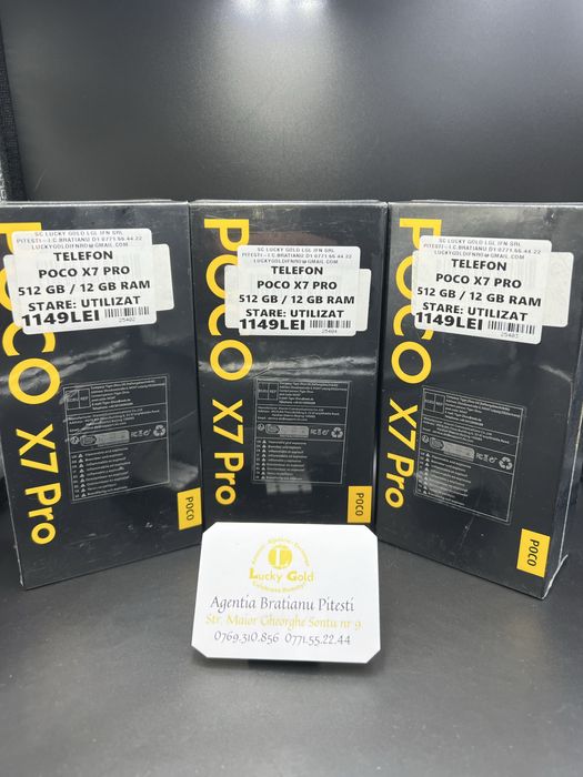 Telefon poco x7 pro 512/12 gb  cod 25402 / 25403 / 25404