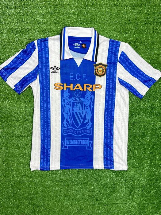 Ретро мъжка футболна тениска на Ман.Юнайтед/Cantona/Кантона/94/95